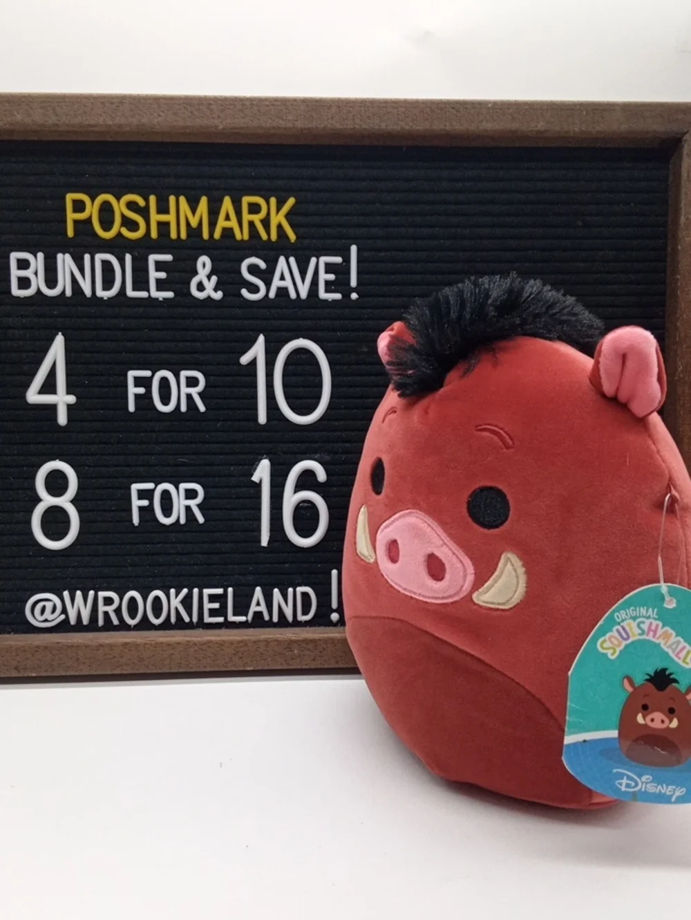 Squishmallows Disney The Lion King Pumbaa The Warthog Plush
